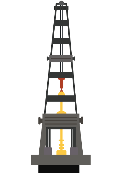 crossection of a seismic survey